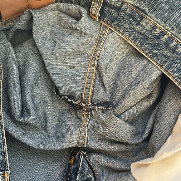 Lilly Pulitzer Patch Work Beaded Floral Denim Jeans Like New Rare Women’s Size 6 - Picture 8 of 15